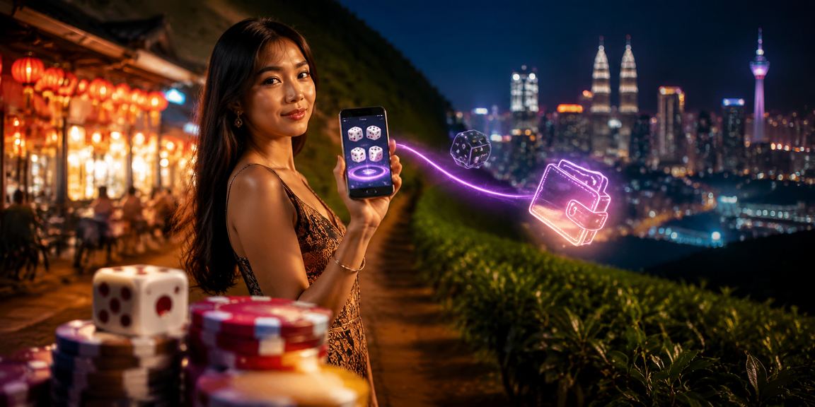 Permainan dadu gaya Melayu di Kuala Lumpur pada platform mc2