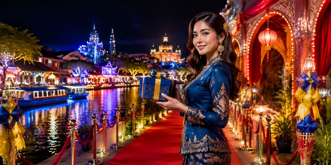 Suasana pertaruhan Hari Raya gaya Melayu di Melaka dengan promosi deposit mc2
